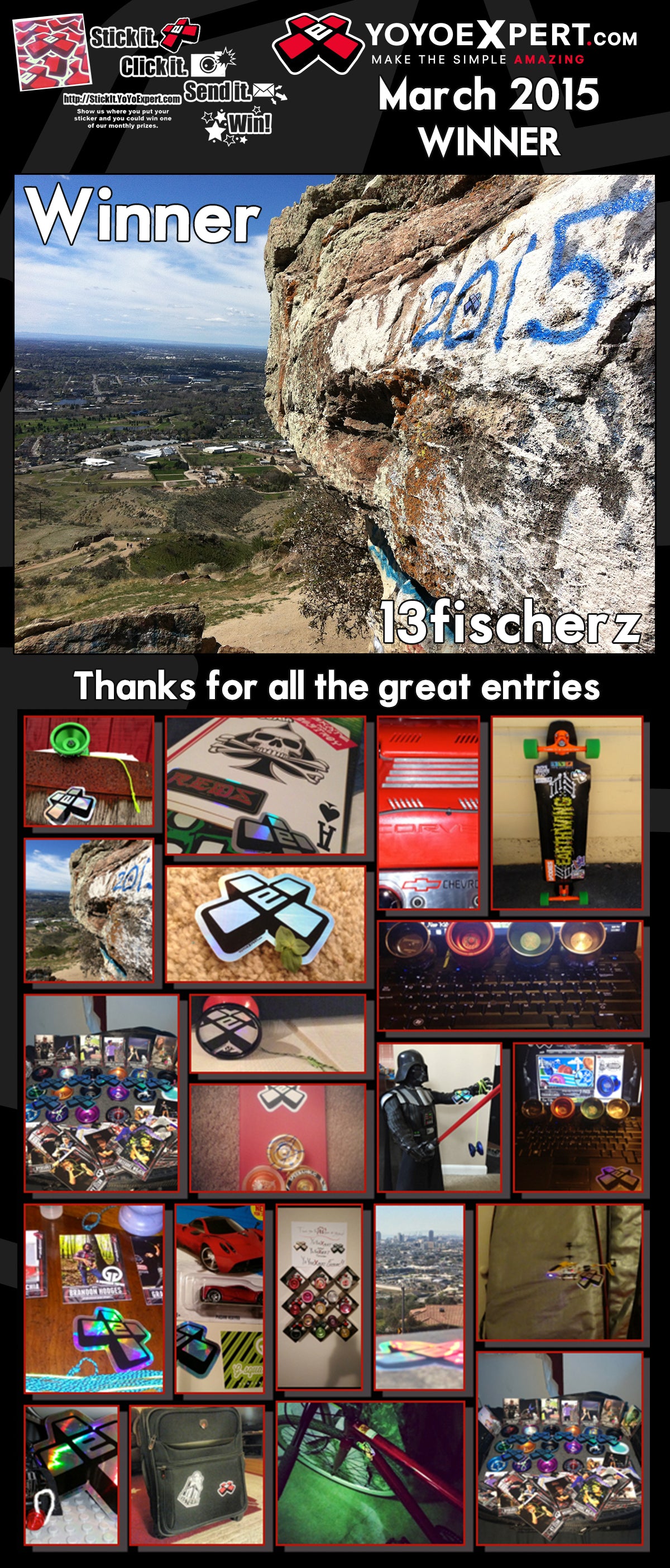 March Stick It Winner