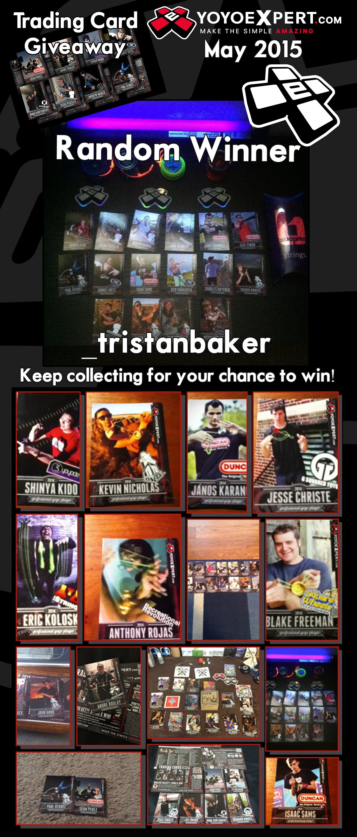 May 2015 Trading Card Winner