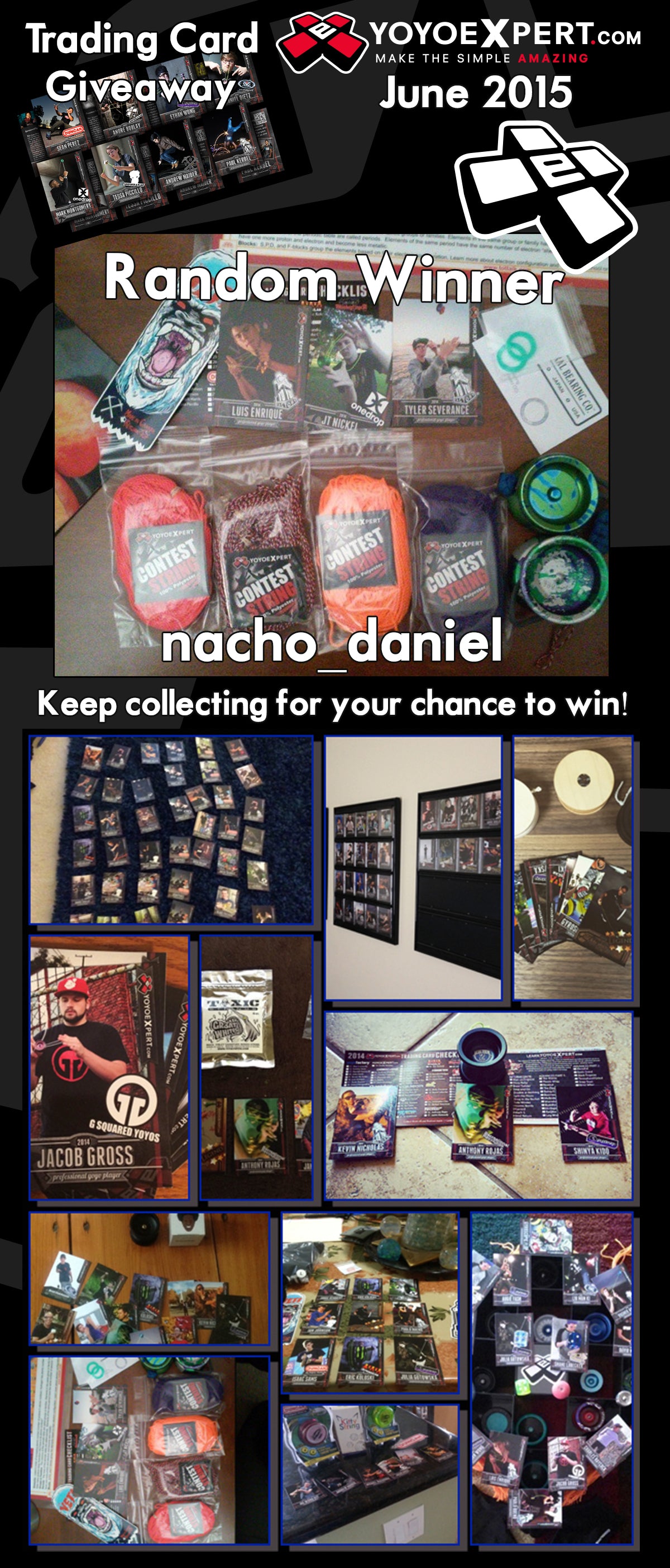 June 2015 Trading Card Winner