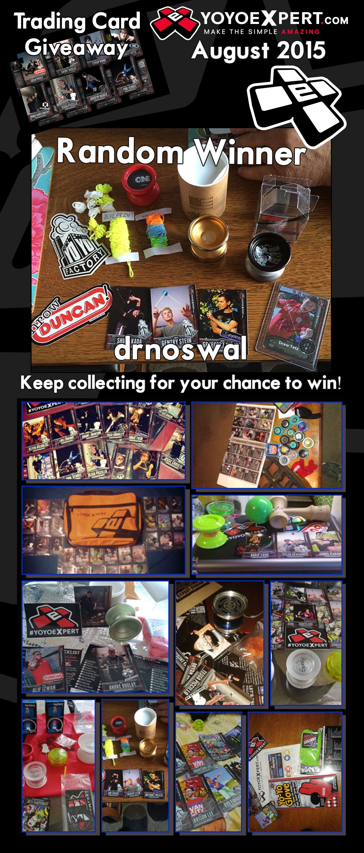 August Cardgive Winner