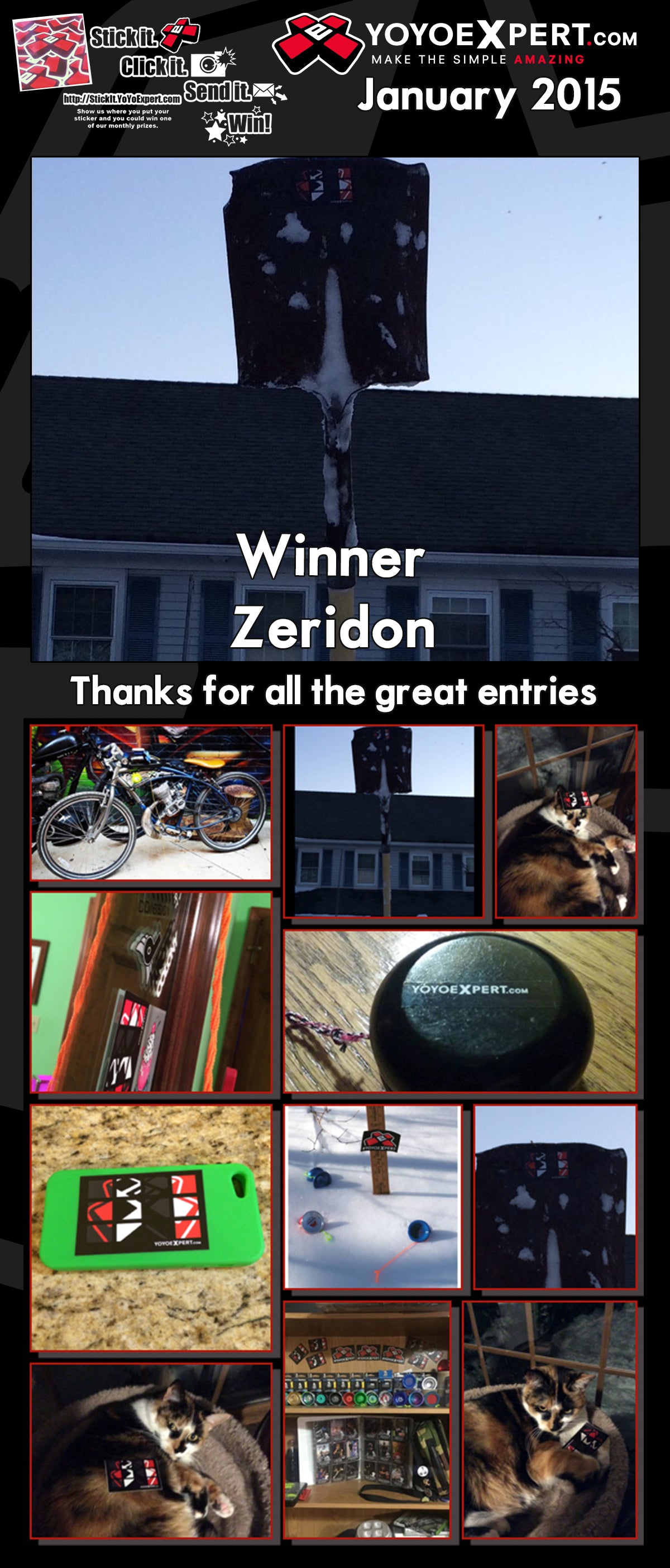 January Stick It Winner