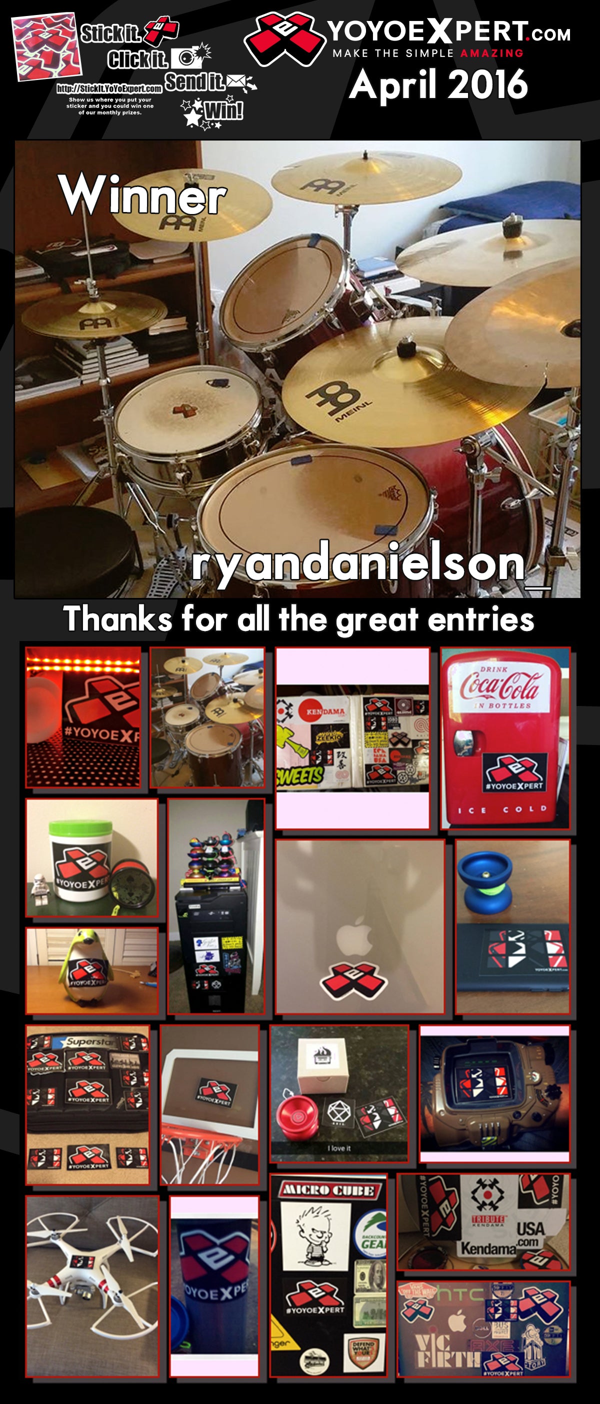 YoYoExpert "Stick It" | Sticker Contest Winner | April 2016