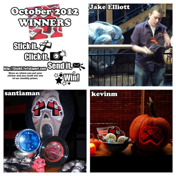 STICK IT - CLICK IT - WINNERS || OCTOBER 2012