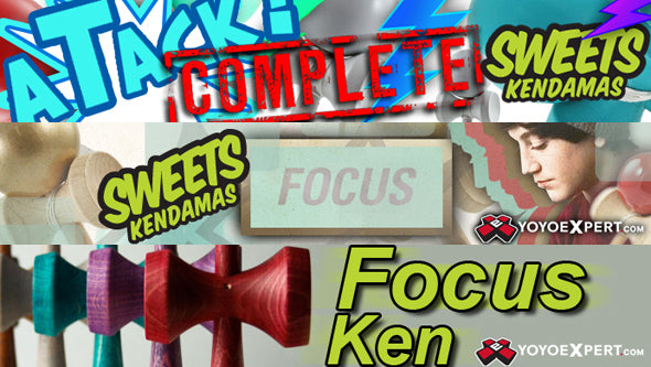All New Sweets Focus Kendama and Focus aTack Complete Kendama!