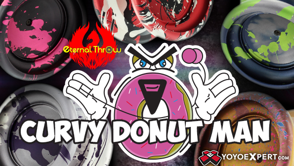 New from Eternal Throw - The CURVY DONUT MAN!