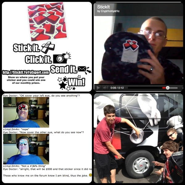 Congrats to YoYoExpert August StickIt ClickIt Winners!