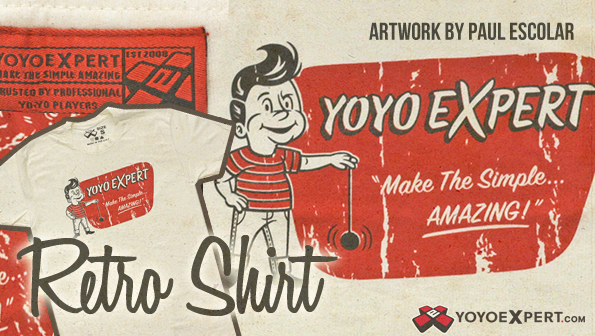 New YoYoExpert Retro T-Shirt & Keychain!