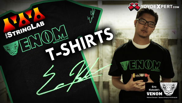 New YoYoStringLab Venom T-Shirt & 50 Packs!