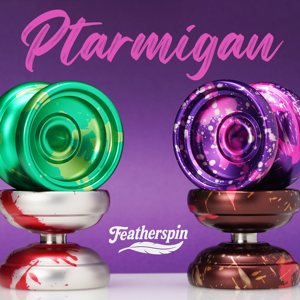 Ptarmigan (Size C Bearing) yoyo by Featherspin Throws