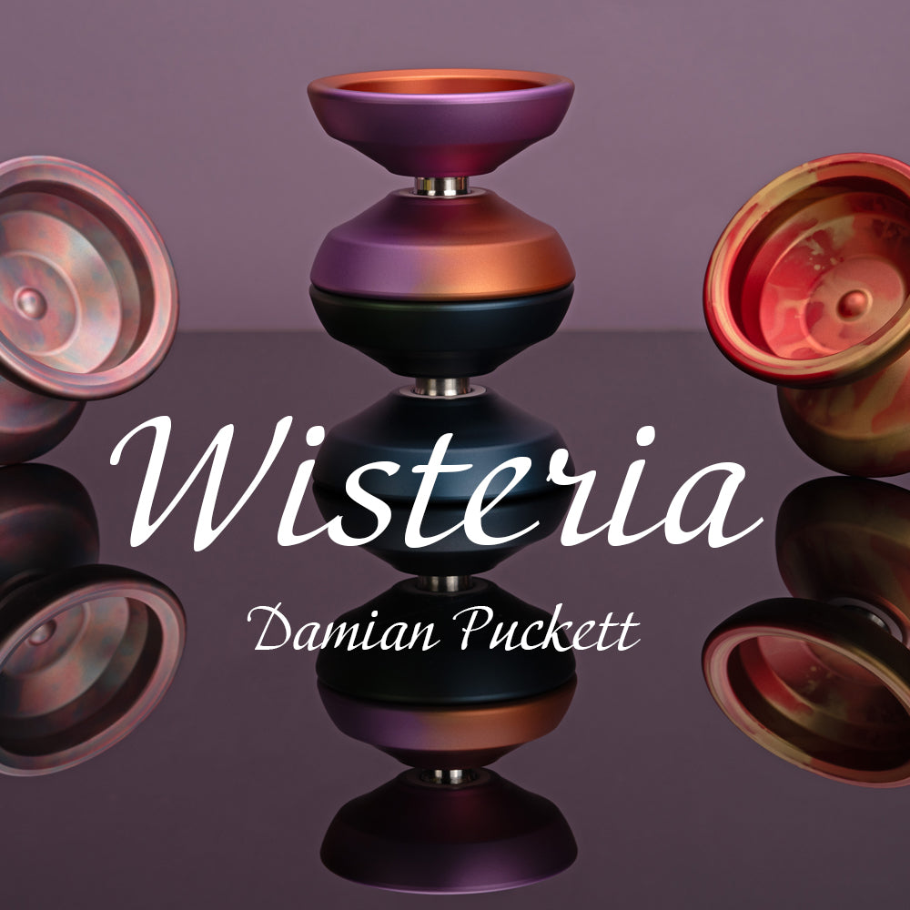 Wisteria yo-yo by Damian Puckett