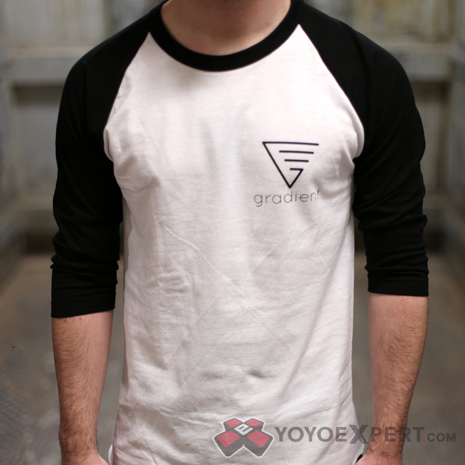 One Drop Gradient Three Quarter Sleeve Shirt