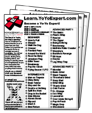 Print Yo-Yo Trick List