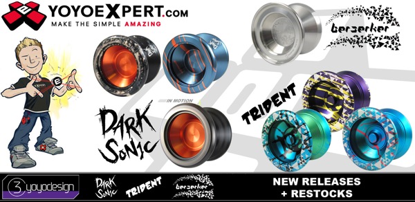 NEW Colors for Dark Sonic, Trident, and Berserker from @C3yoyodesign