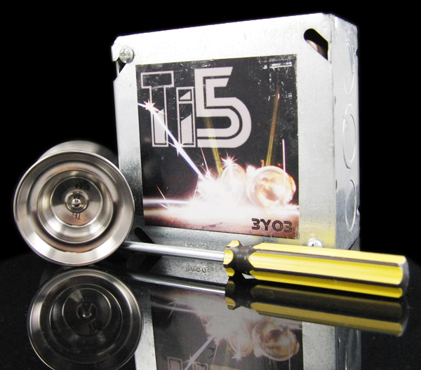 3Yo3 Ti5 TITANIUM Yo-Yo – Available Wednesday!