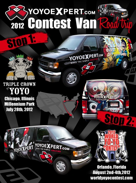 YoYoExpert CONTEST VAN – Enroute to @TripleCrownYoYo Chicago!