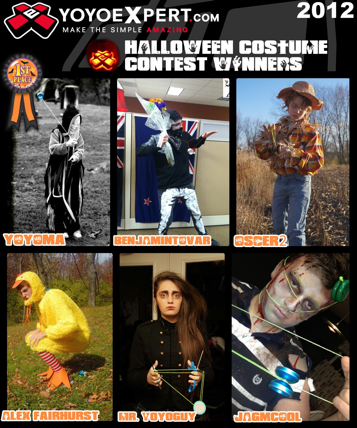 2012 Halloween Winners