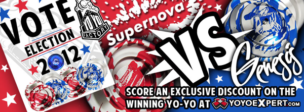 Genesis or SuperNova – Vote in the @YoYoFactory ELECTIONS Tomorrow!