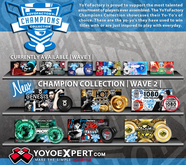 YYF Champions Collection | WAVE 2 | @YoYoFactory
