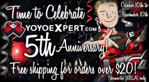 YoYoExpert’s 5th Anniversary – Shipping On Us!
