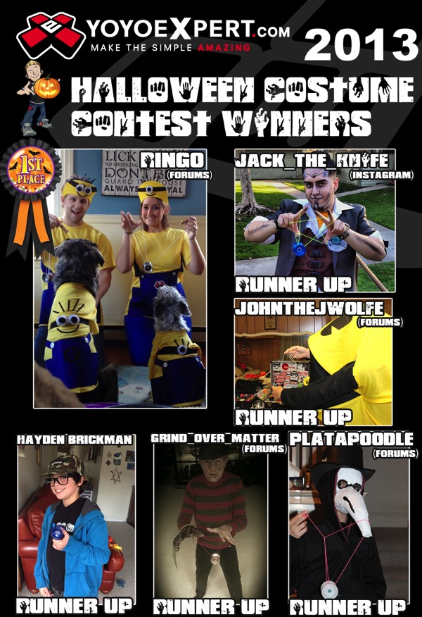 2013 Halloween Costume Contest Winners YoYoExpert 