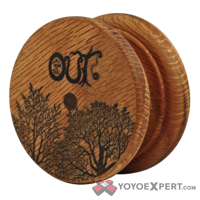 out tree hugger wooden yoyo