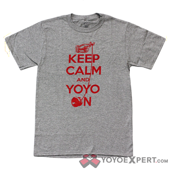 keep calm and yoyo t-shirt