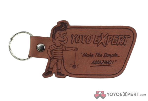 yoyoexpert retro leather keychain