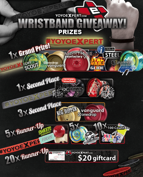 yoyoexpert wristband giveaway