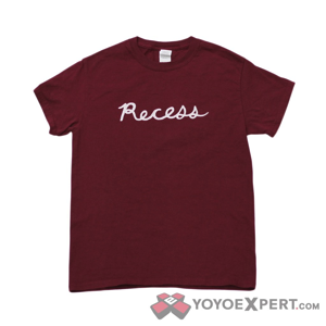 recess cursive yoyo t-shirt