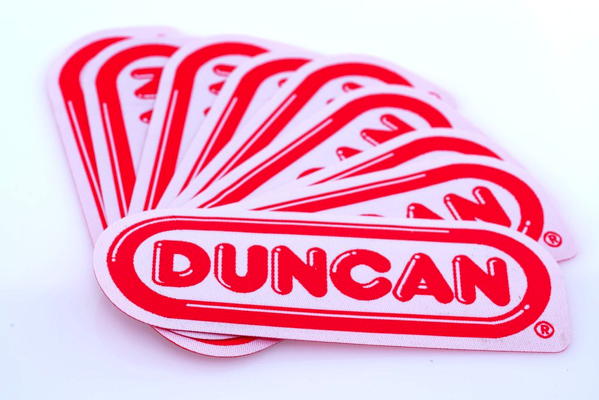 duncan iron on logo patch