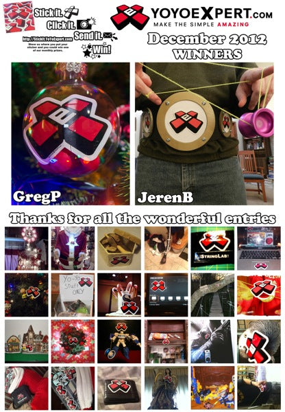 Stick It Winners | December 2012 | YoYoExpert Forums