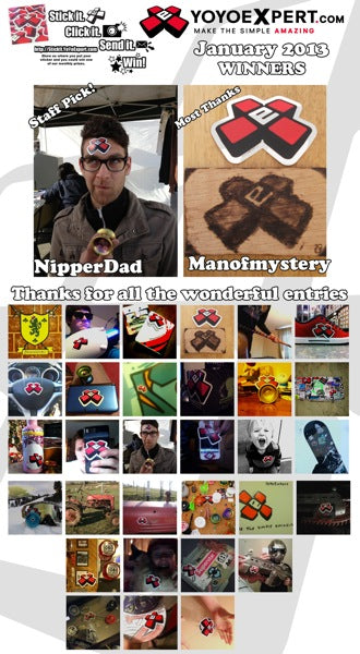 YoYoExpert "STICK IT" Winners - January 2013
