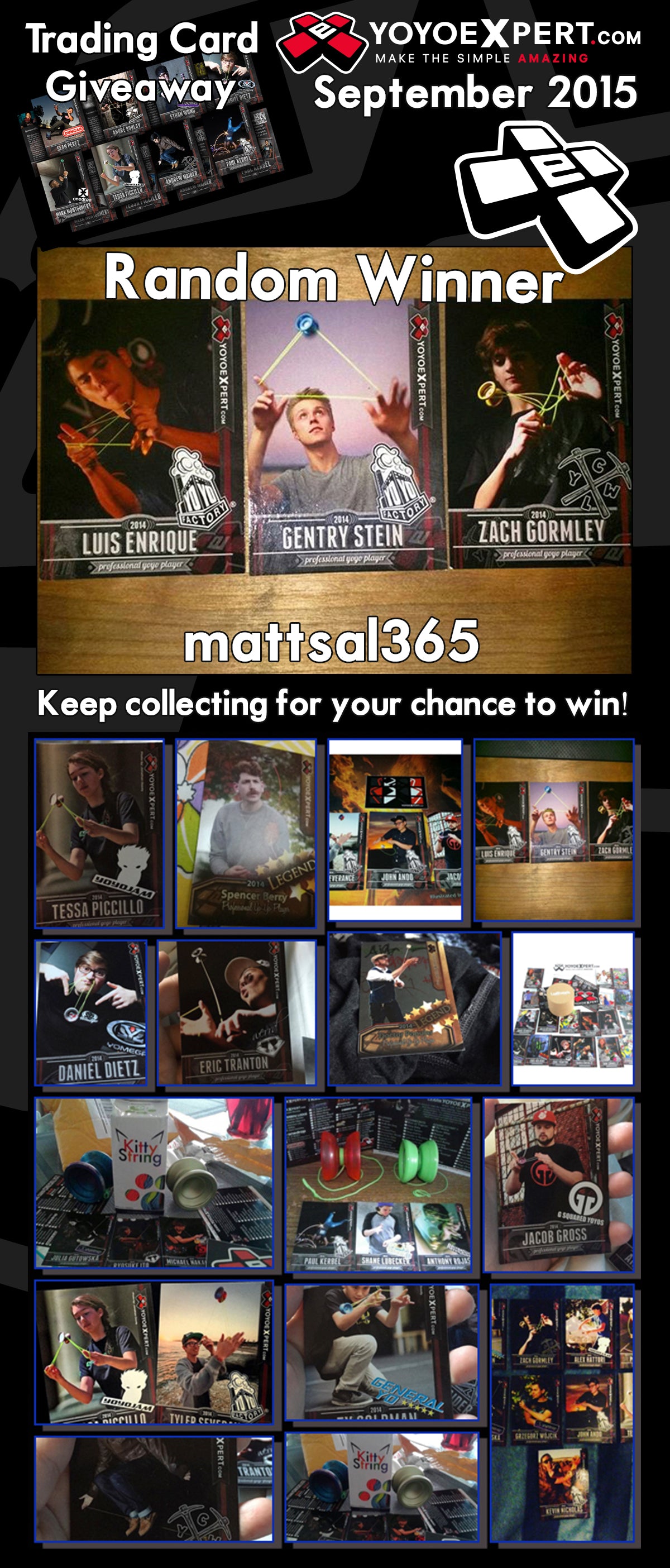 Sept 2015 Trading Card Giveaway