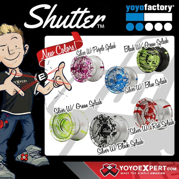 New Shutter SPLASH Colors | YoYoFactory