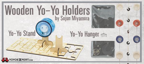 New Wooden Yo-Yo Displays by Sojun Miyamura!