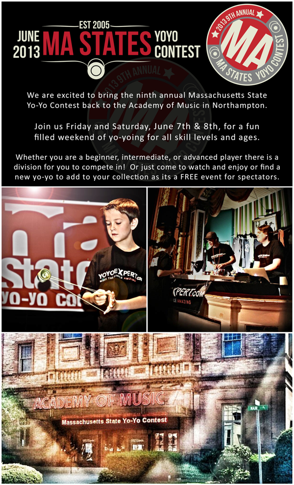2013 MA State Yo-Yo Contest | June 7th & 8th