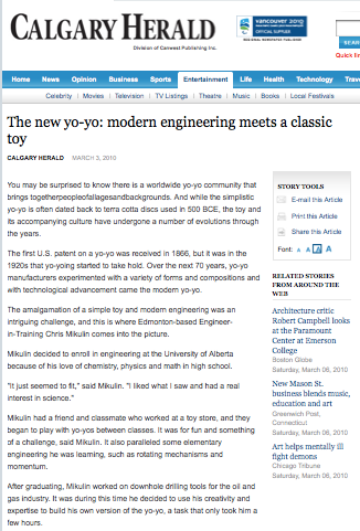 Chris Mikulin from CLYW in the News