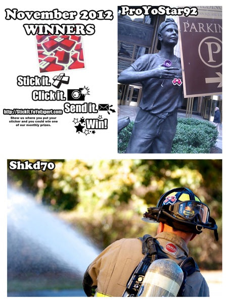 STICK IT - CLICK IT - WINNERS || OCTOBER 2012