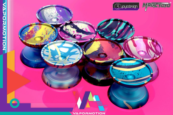 Amazing new Vapormotion colors from C3 & MagicYoYo!