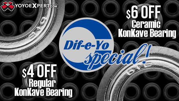 Dif-e-Yo Special! Konkave Bearing Sale!