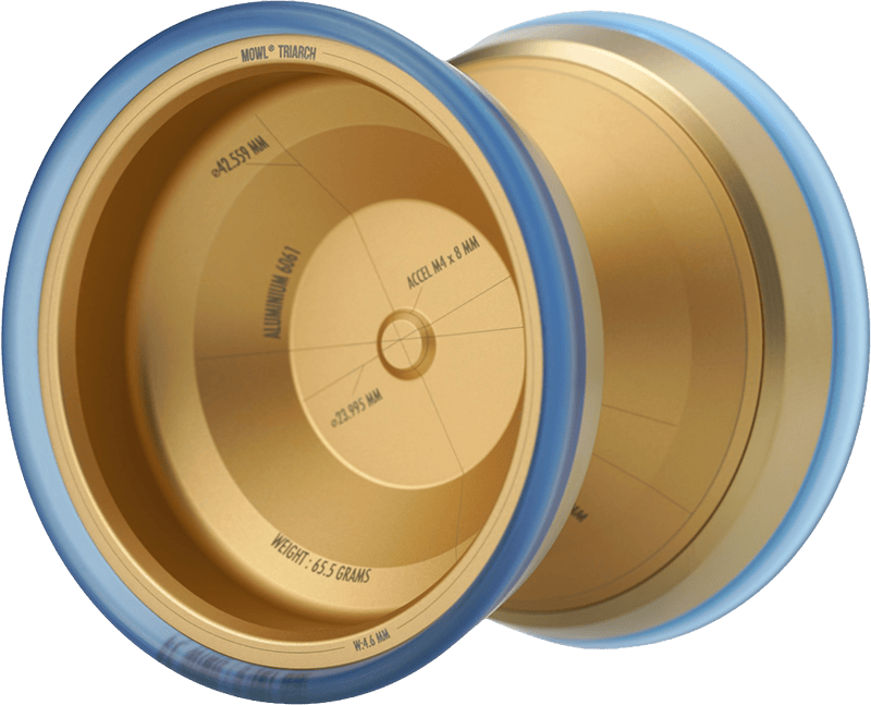 【美品】mowl Triarch Triarch yo-yo by MOWL