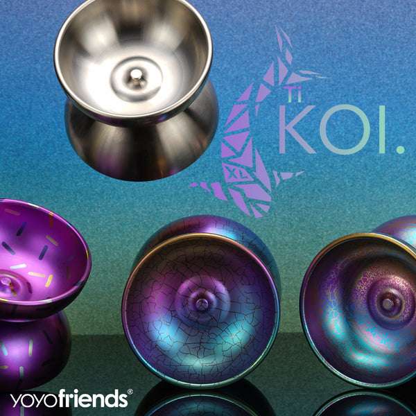 Titanium Koi XL yo-yo by yoyofriends