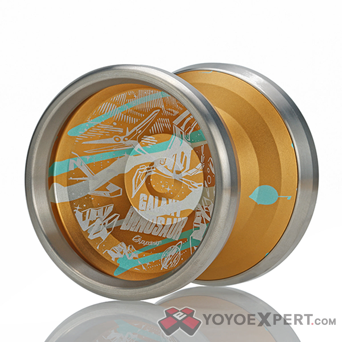 Galaxy Dinosaur yo-yo by C3yoyodesign