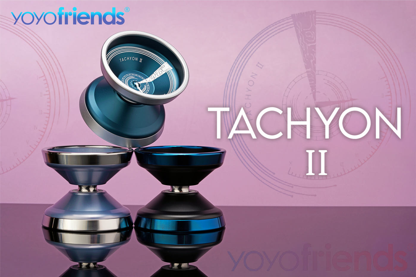 Tachyon II yo-yo by yoyofriends