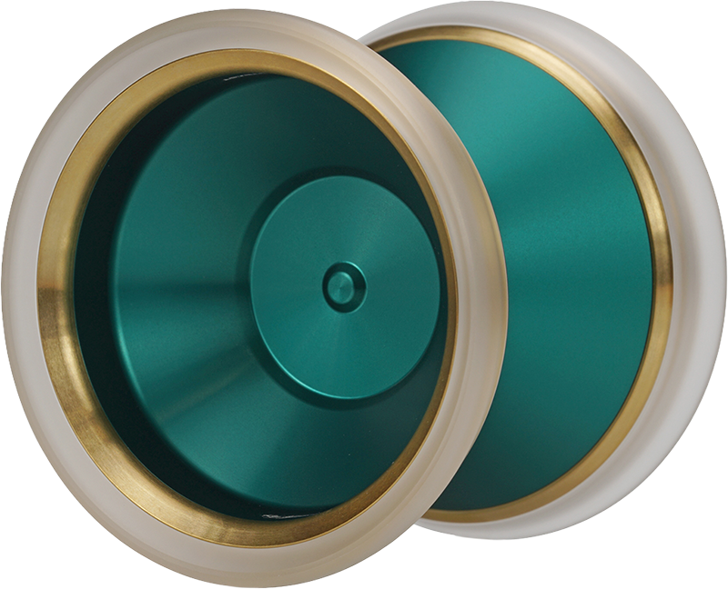 Contrast Brass PC Yo-Yo by W1LD