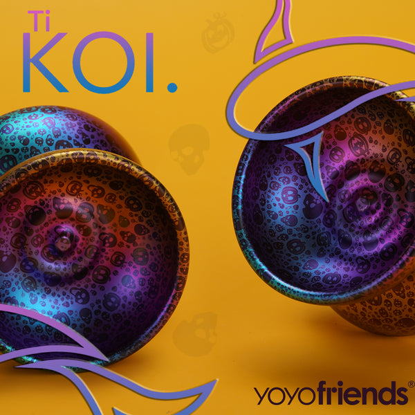 Titanium Koi yo-yo by yoyofriends