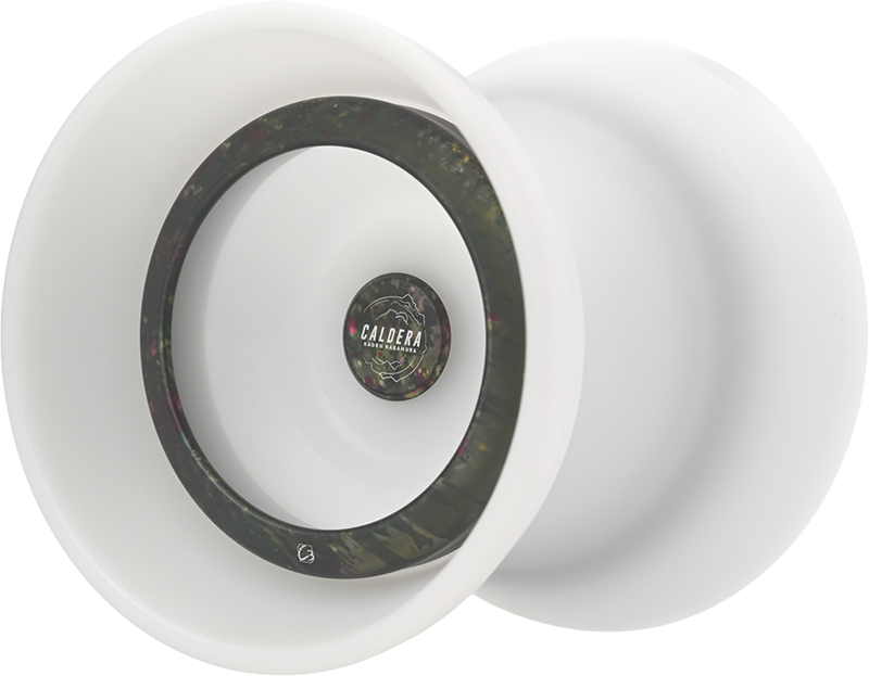 C3yoyodesign カルデラ　ホワイトブラックリム Caldera Yo-Yo by C3yoyodesign