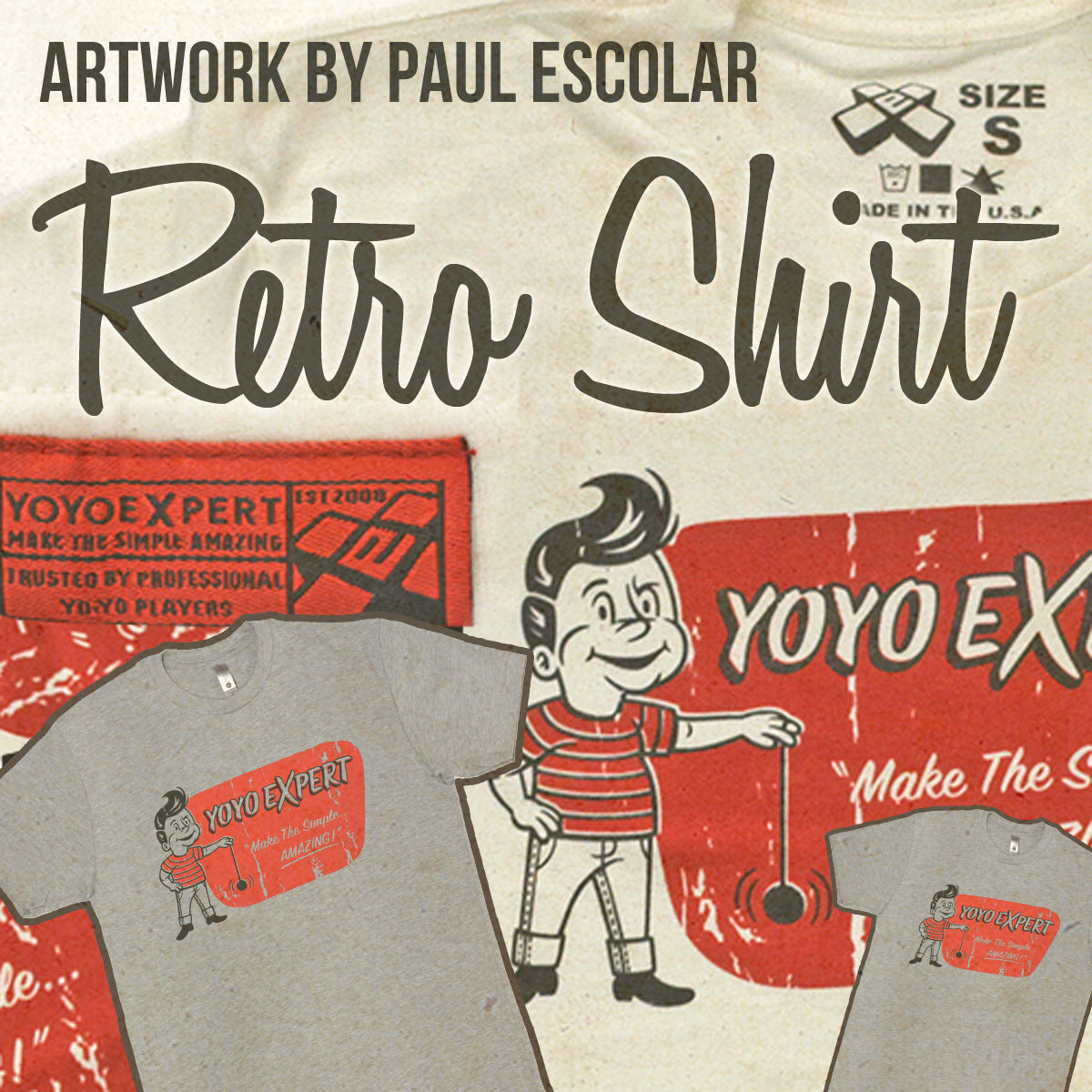 YoYoExpert Retro T-Shirt